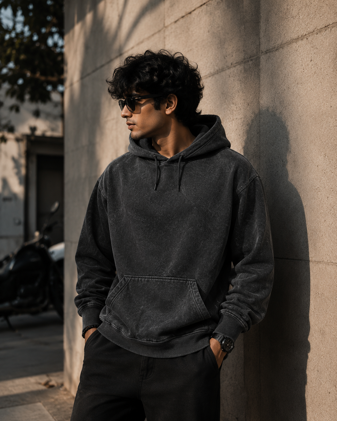 Unisex Acid Washed Hoodie
